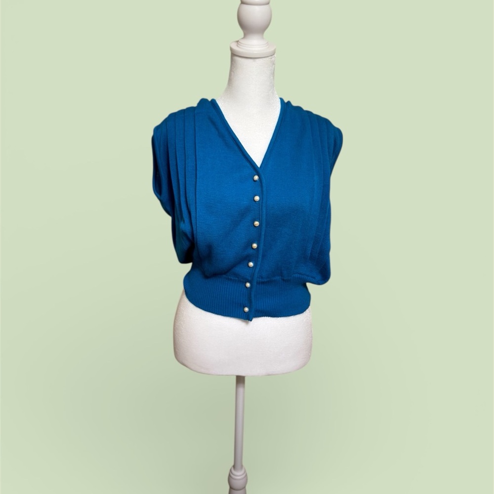 Vintage 90s Milano Sleeveless Cardigan